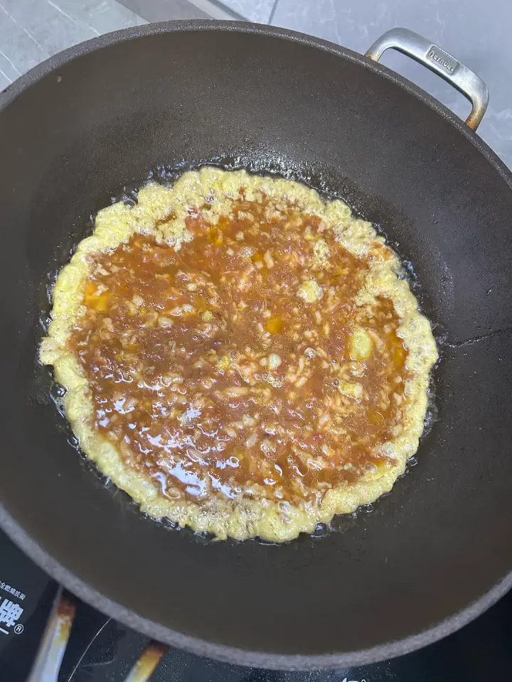 肉沫煎鸡蛋 第 5 步