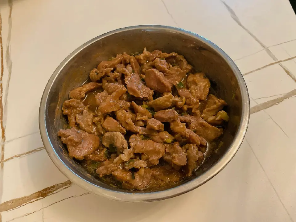 虾酱蒸猪肉成品图