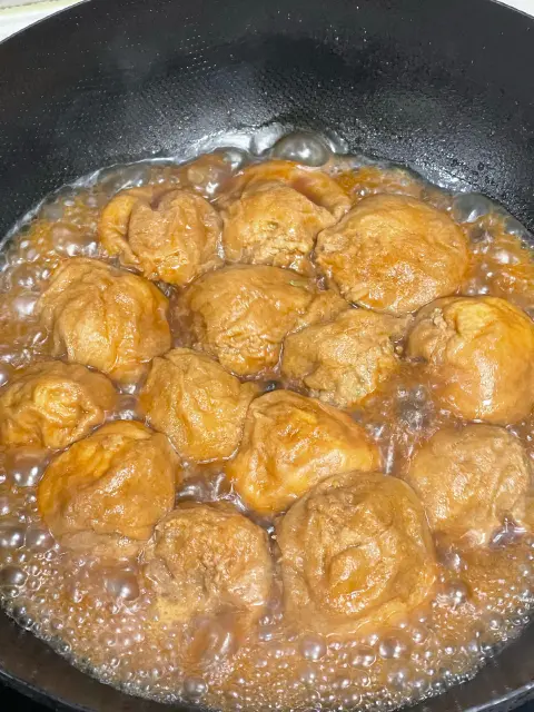 红烧面筋塞肉