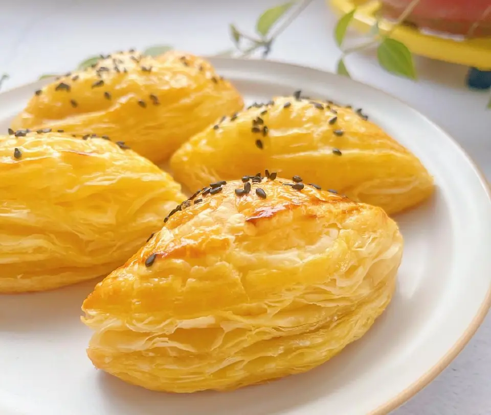 香酥苹果派成品图