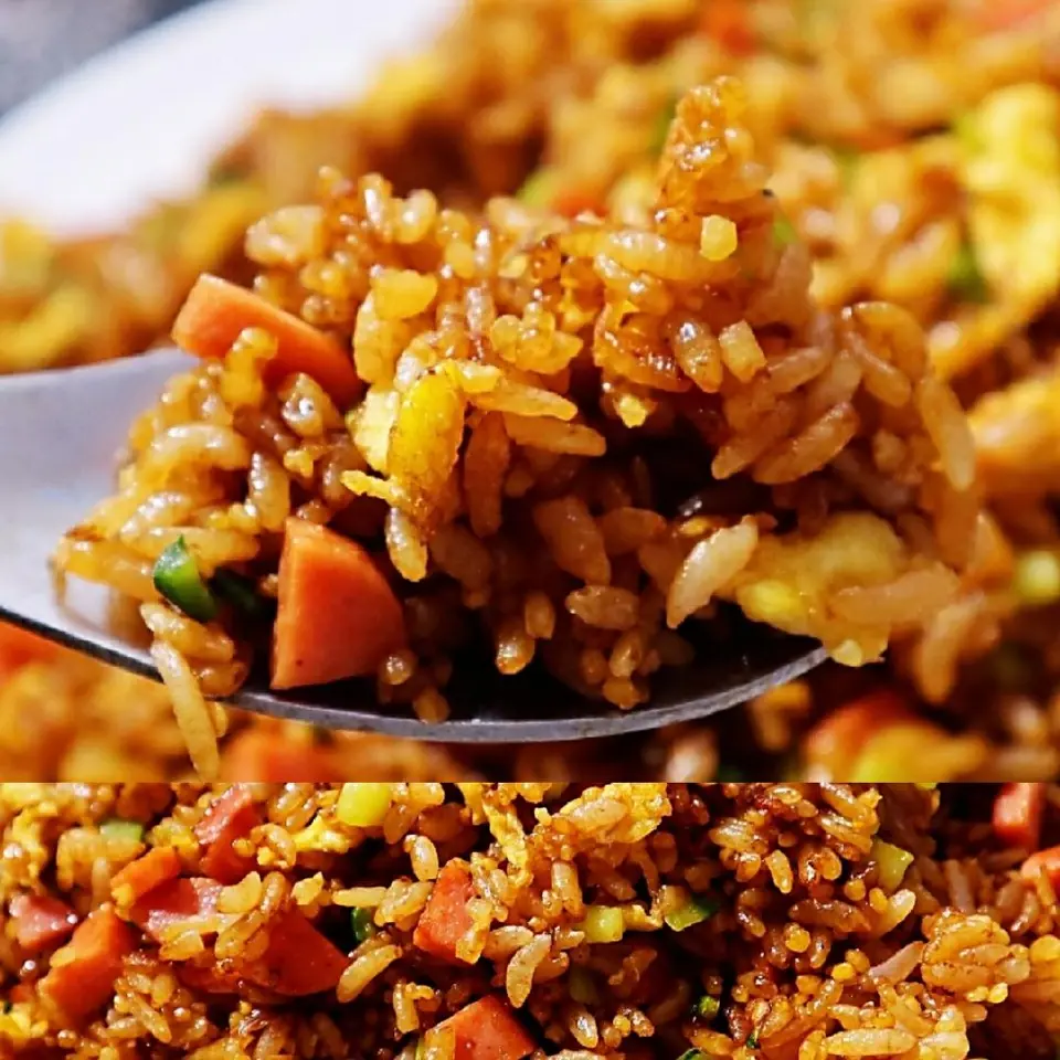 酱油炒饭成品图