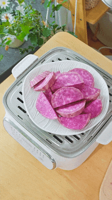 紫薯糯米饼 第 1 步