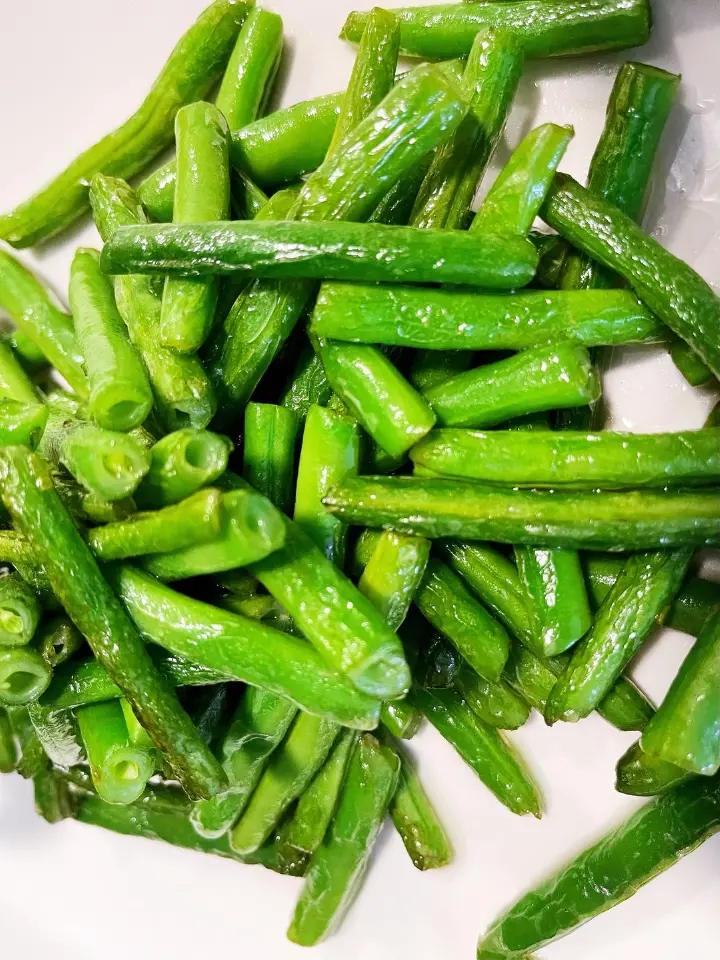 四季豆炒五花肉 第 2 步