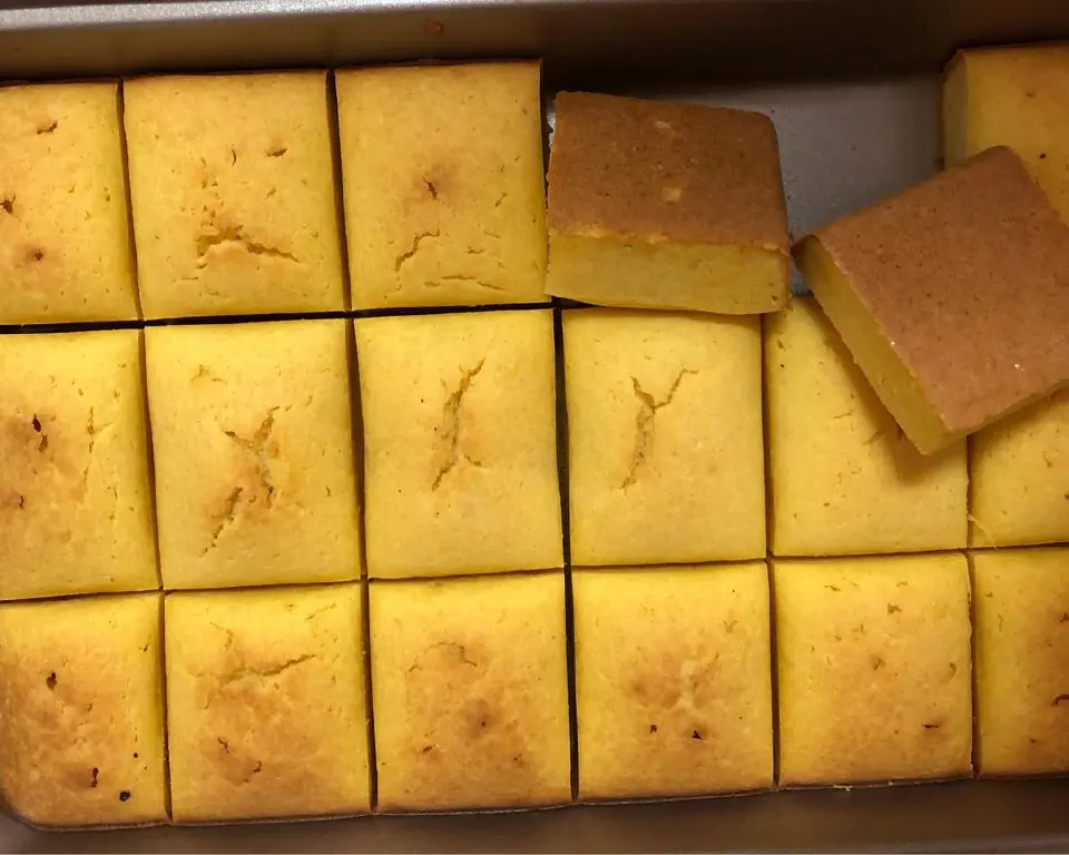 快手玉米面包成品图