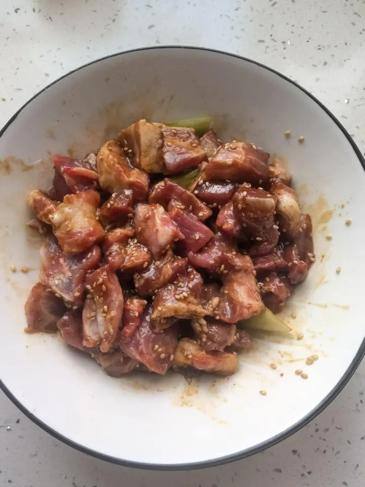 芝麻香烤梅花肉 第 13 步