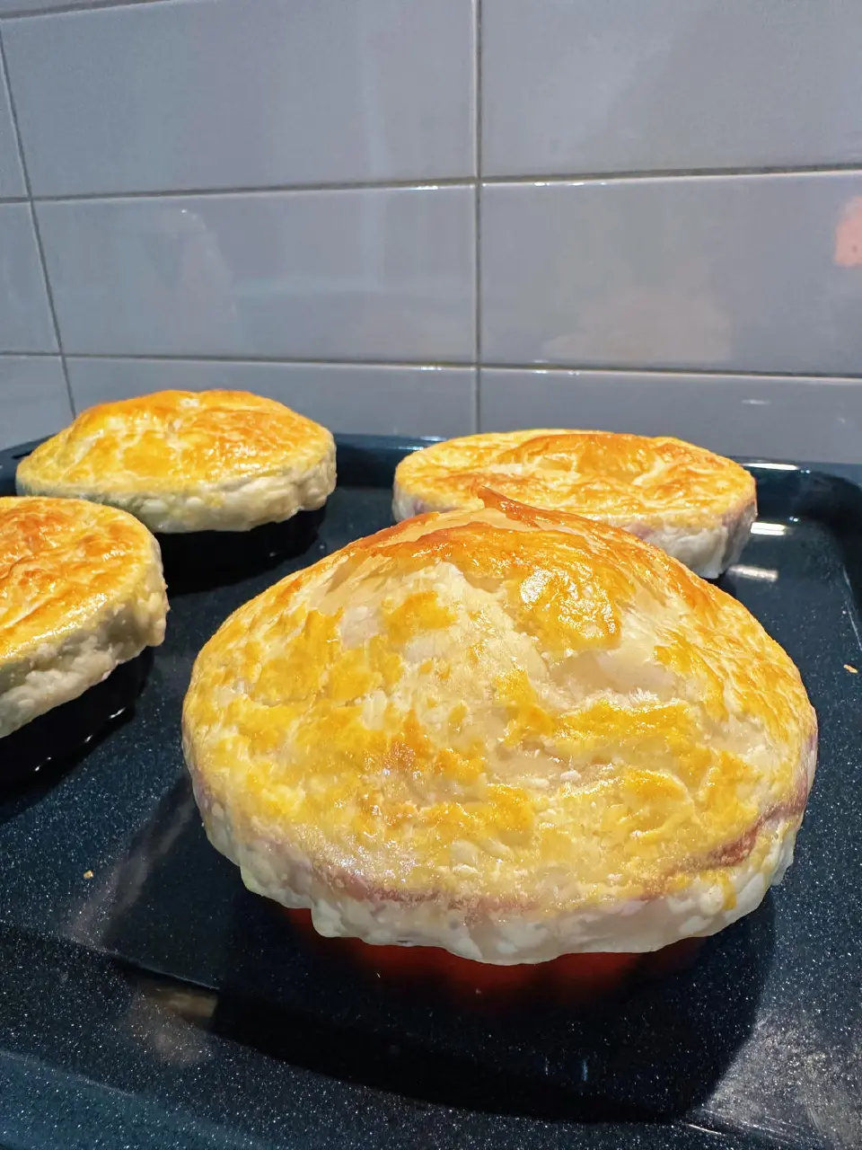 酥皮蛤蜊奶油浓汤成品图