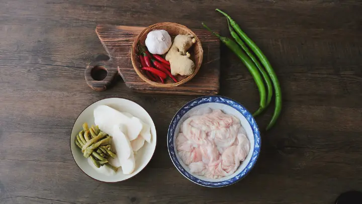 醋果子炒大肠 第 1 步