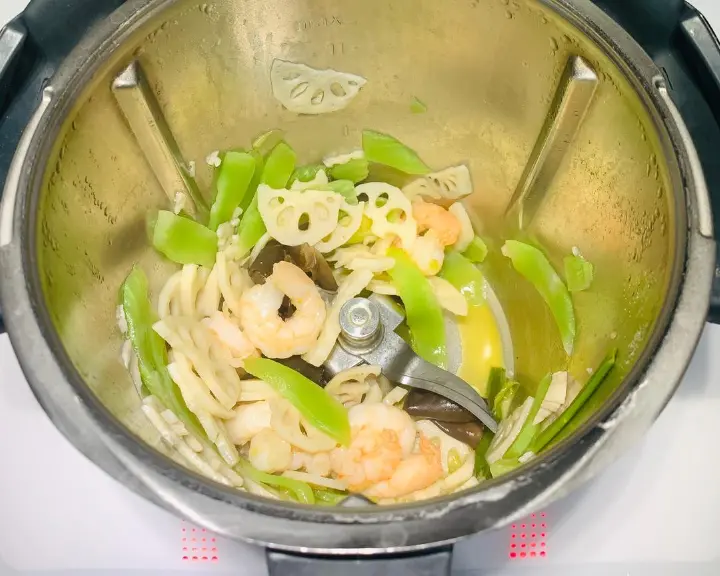 虾仁炒莴笋藕片 第 6 步