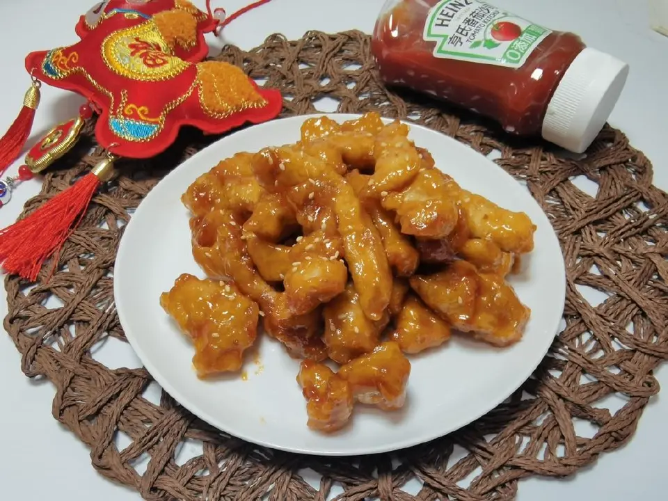 糖醋里脊成品图