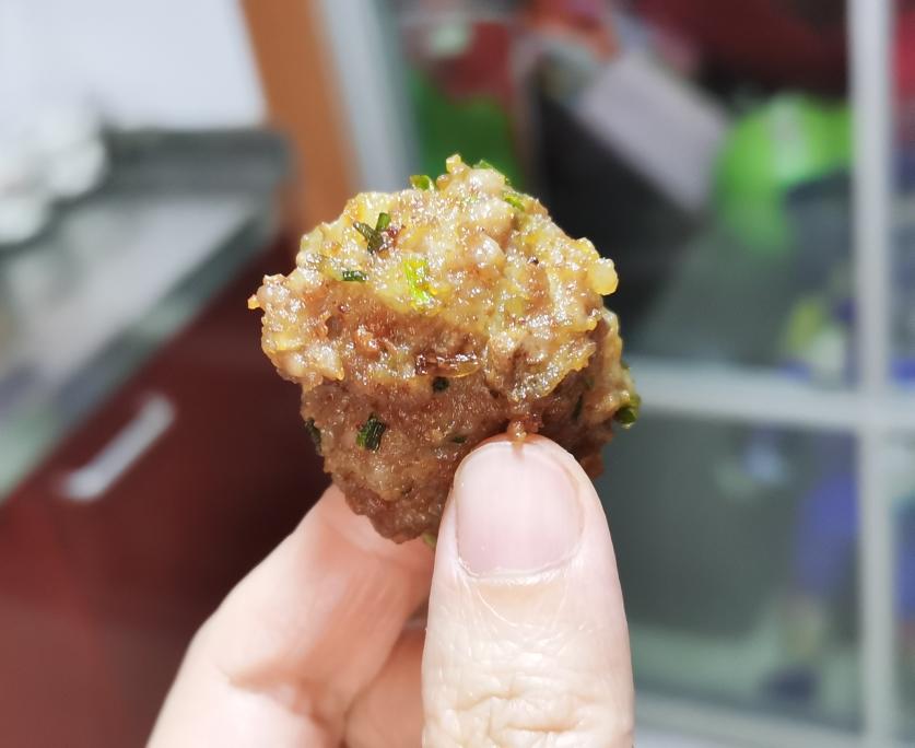 香葱小肉圆成品图