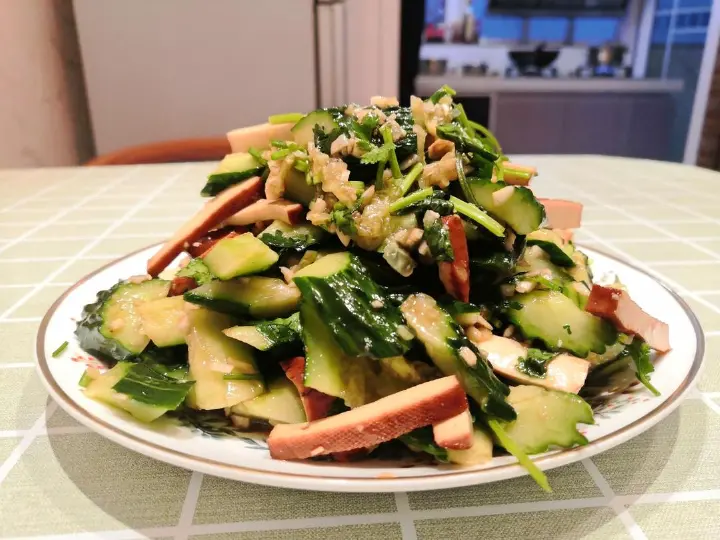 凉拌黄瓜豆腐干 第 7 步