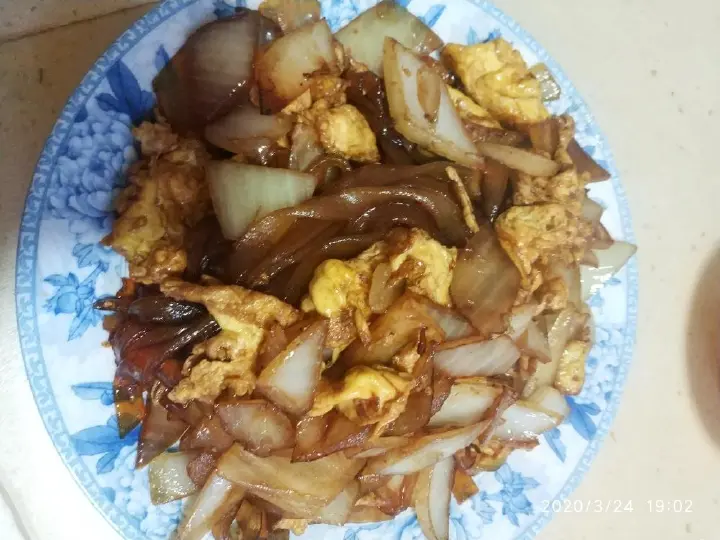 粉条鸡蛋炒洋葱 第 10 步