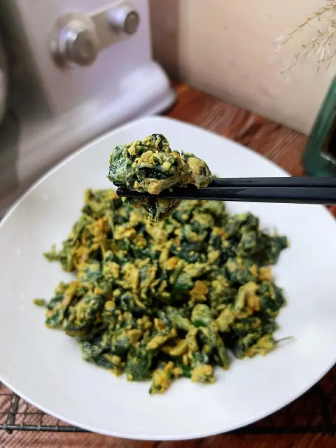 紫苏炒鸡蛋