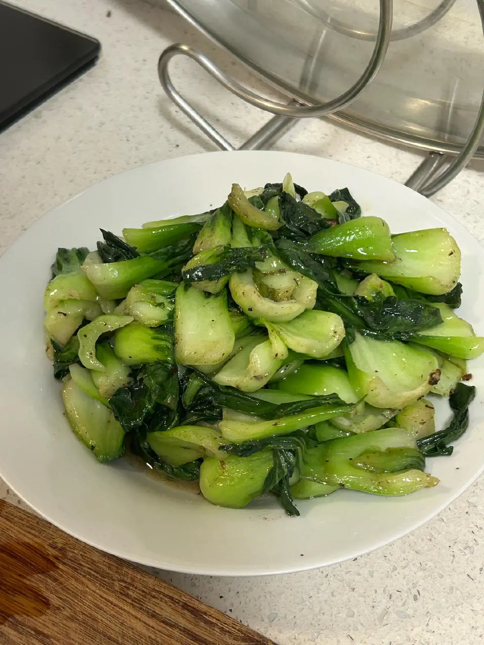 家常炒青菜成品图