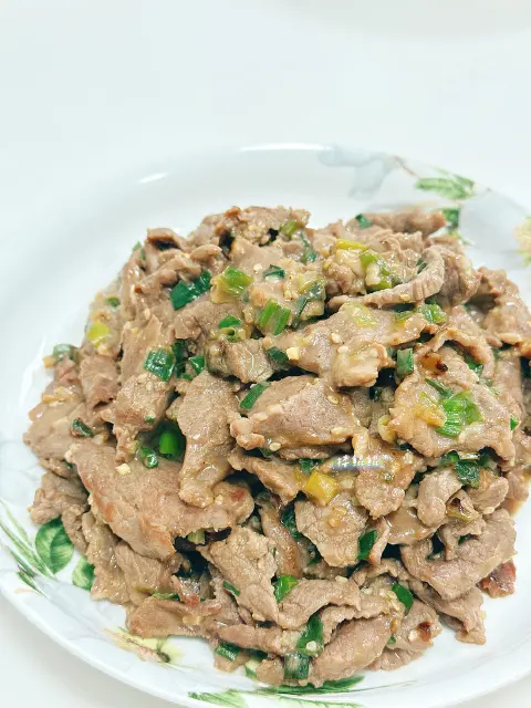 盐葱酱牛肉