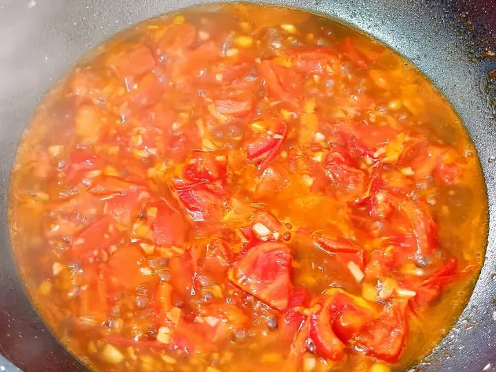 番茄豆腐 第 4 步
