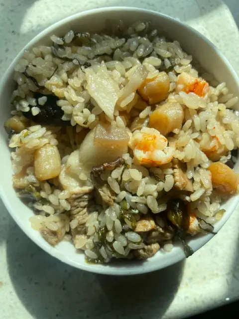 海鲜菜干饭