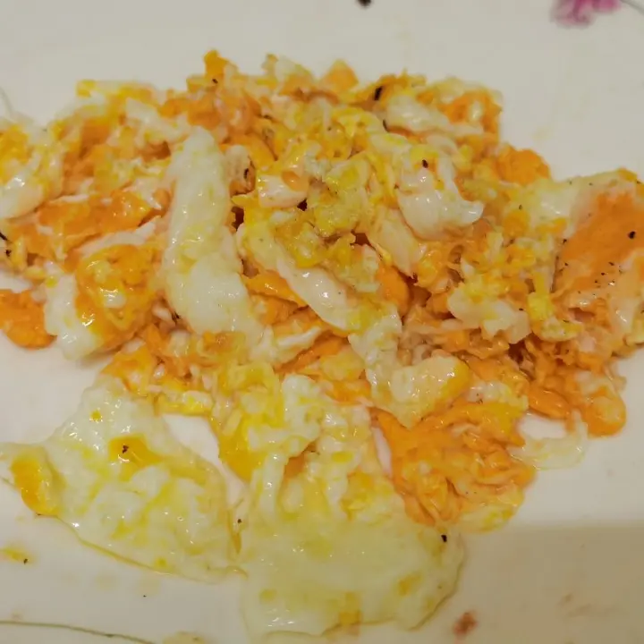 青椒火腿炒蛋 第 2 步