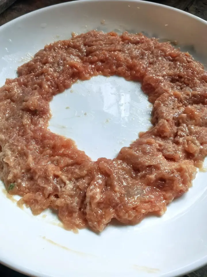 羊肚菌虾滑酿肉 第 4 步