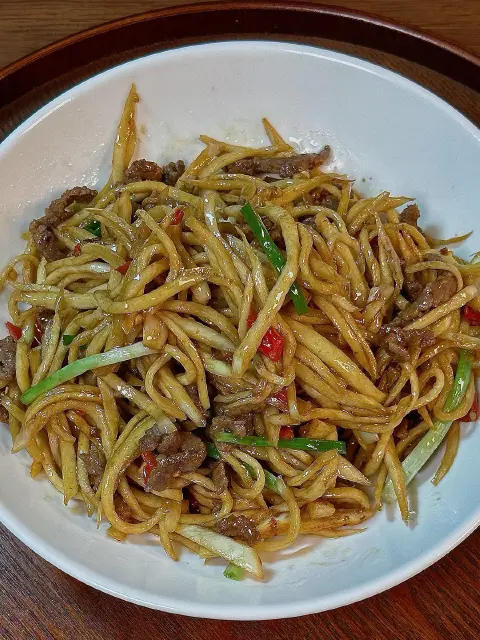 茭白炒牛肉