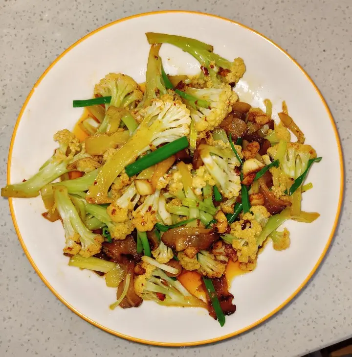 菜花炒腊肉 第 11 步