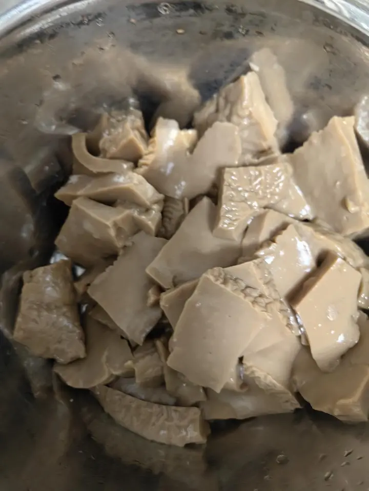 红烧栗子豆腐 第 1 步