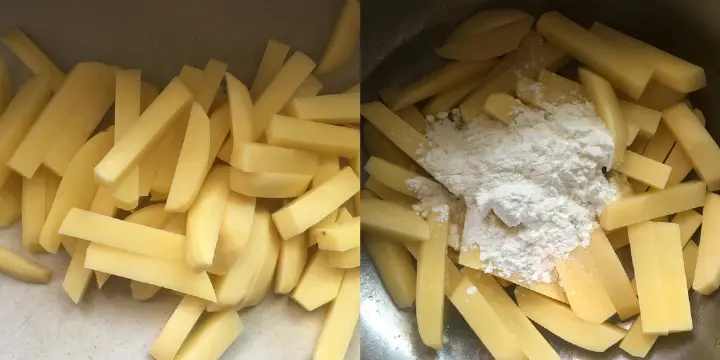 糖醋土豆条 第 1 步
