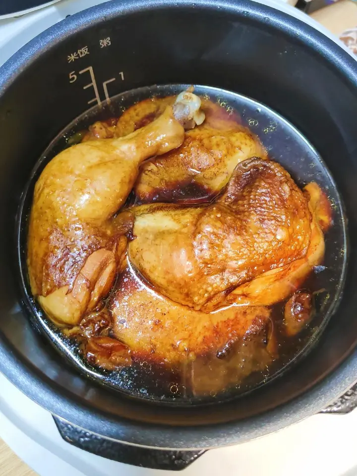 电饭锅酱油鸡腿 第 2 步