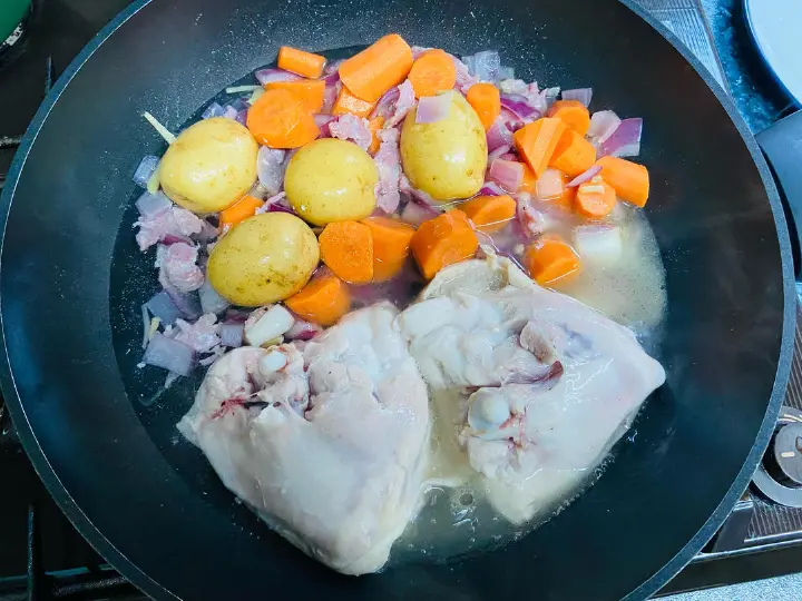 一锅煎鸡腿肉 第 6 步