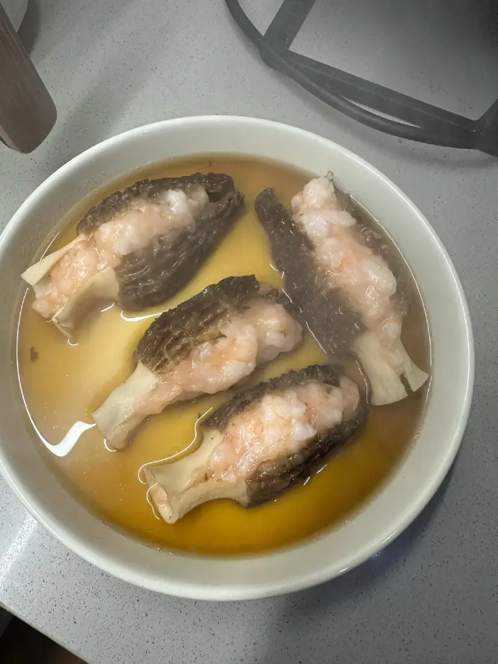 羊肚菌虾滑炖蛋 第 9 步
