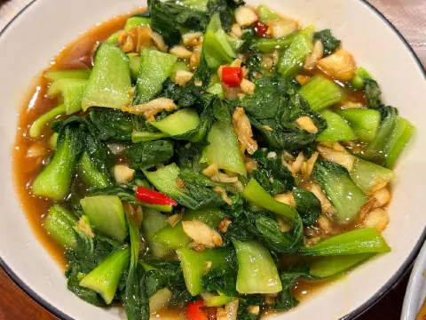 蚝油蒜蓉上海青
