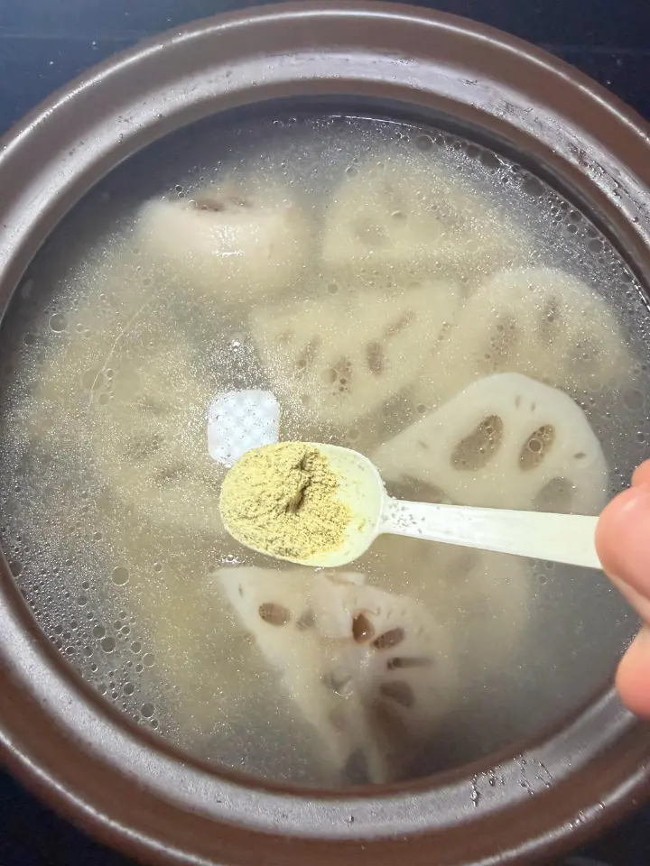 莲藕炖梅花肉 第 6 步