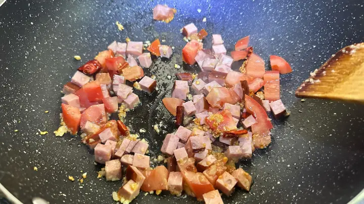 玉米火腿丁 第 3 步