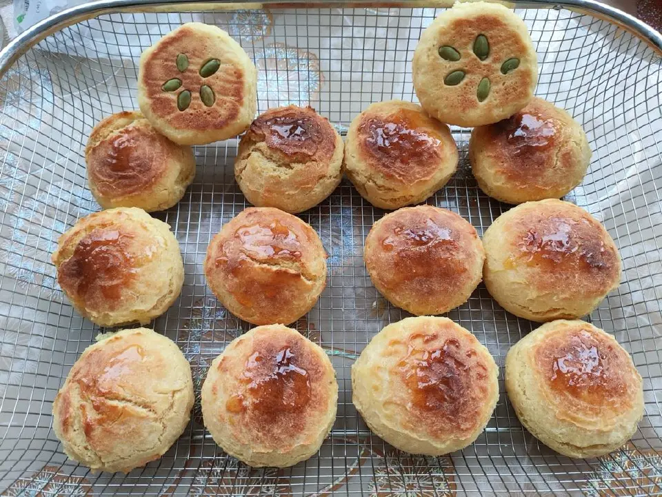 杂粮五合面巧饼成品图