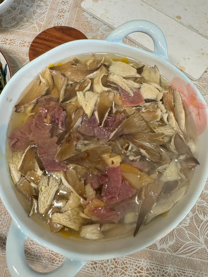 火腿鸡枞菌蒸汤 第 10 步