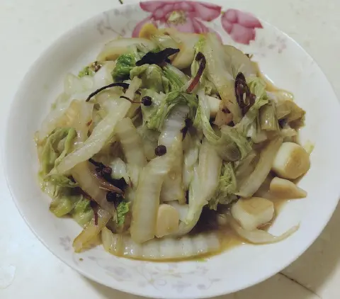 家常炒白菜