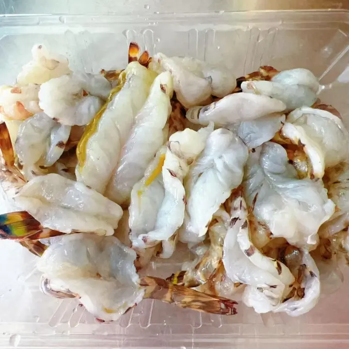 芦笋炒虾尾 第 2 步