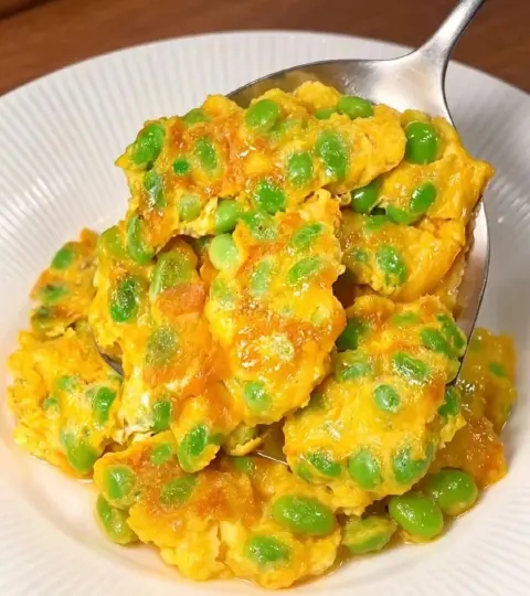 毛豆炒蛋