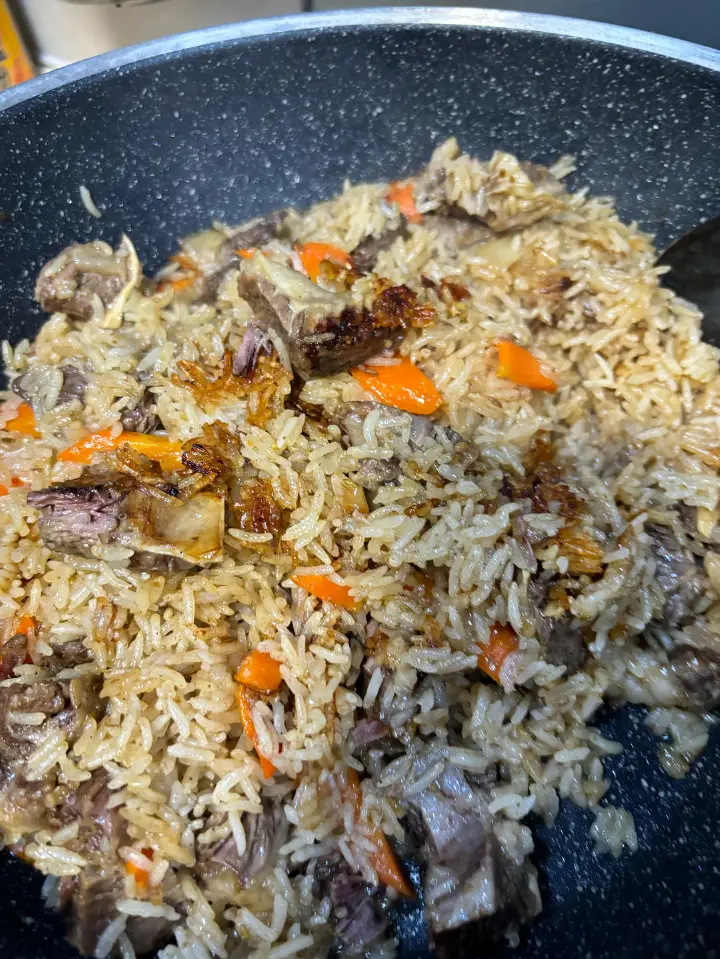 快手牛腩手抓饭 第 2 步