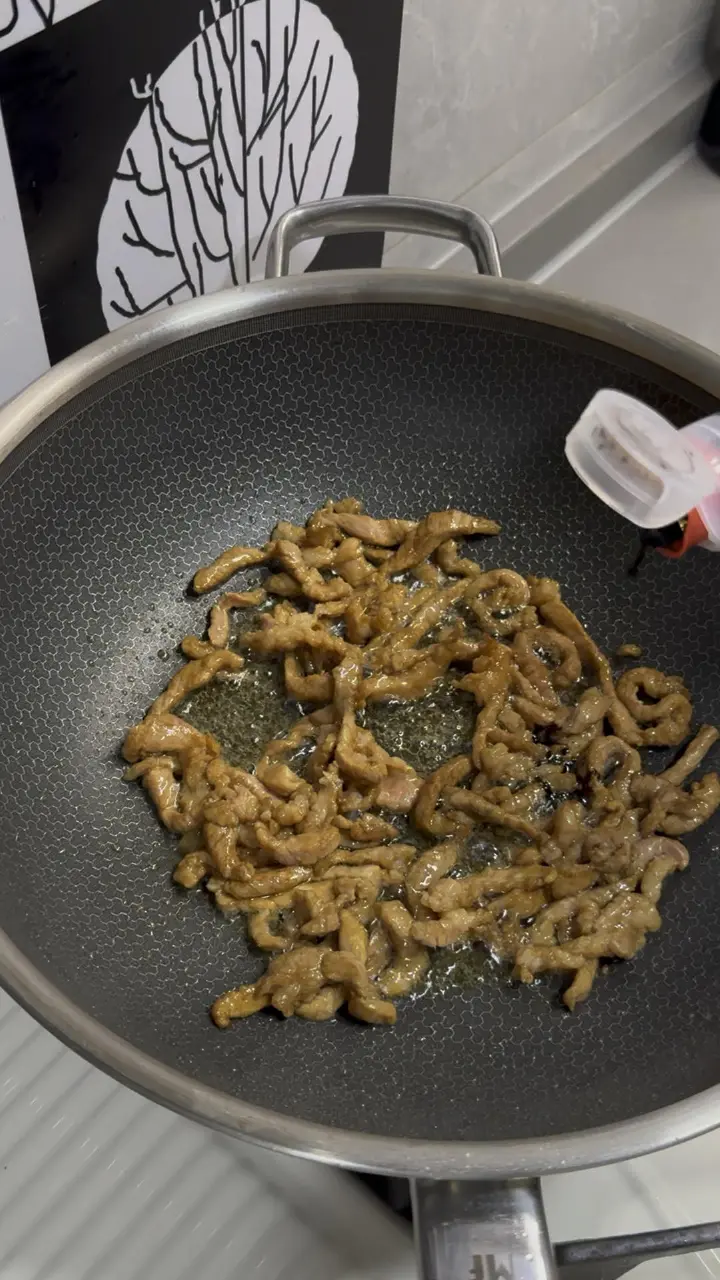 青椒肉丝 第 2 步