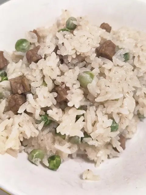 豌豆牛肉焖饭