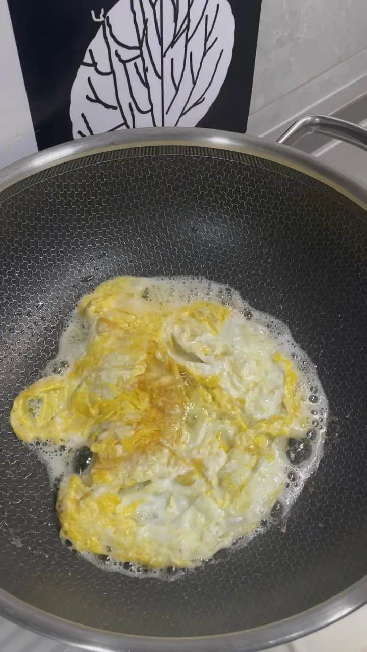 油爆醋炒蛋 第 3 步
