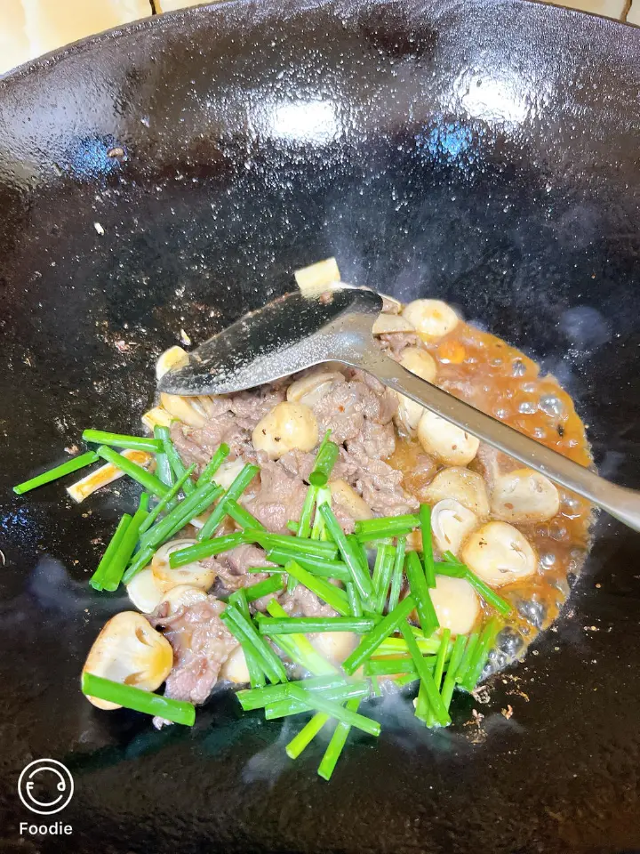 鲜菇炒牛肉 第 9 步