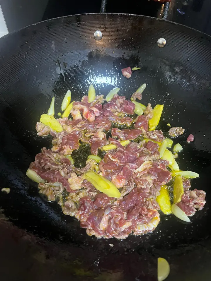 小炒黄牛肉 第 3 步