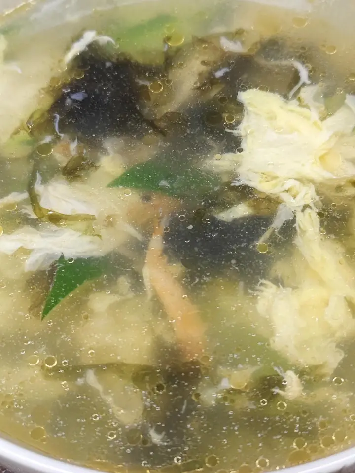 黄瓜紫菜虾米蛋花汤 第 9 步