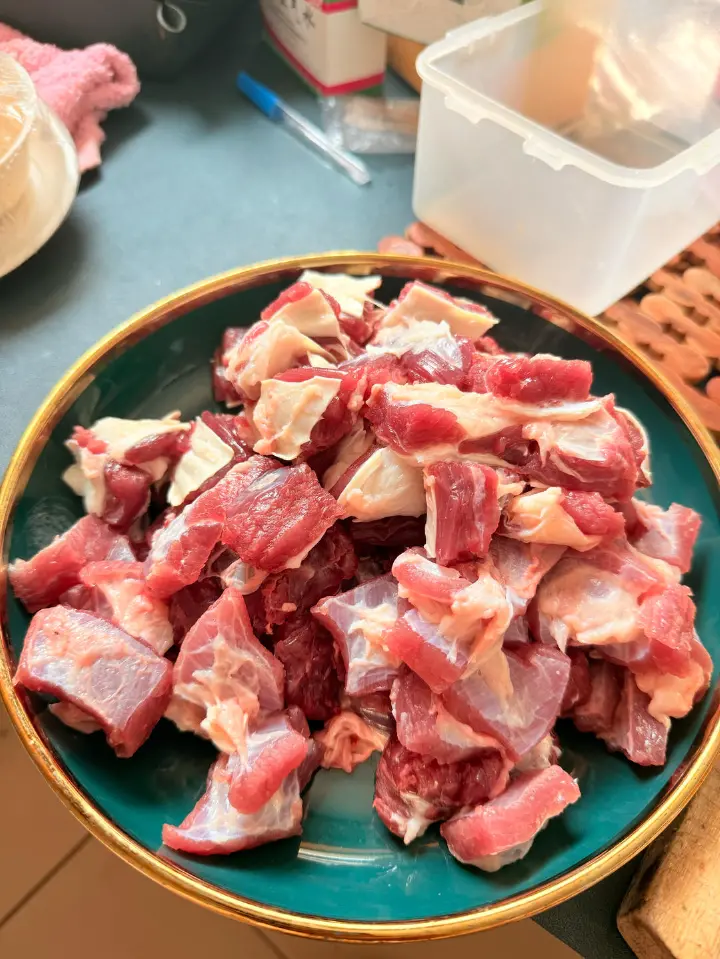 牛肉蔬菜烩饭 第 1 步