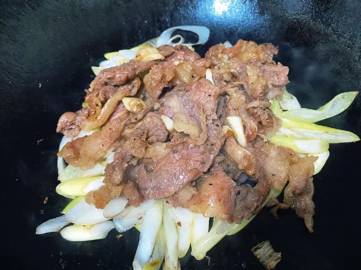 大葱爆牛肉 第 5 步
