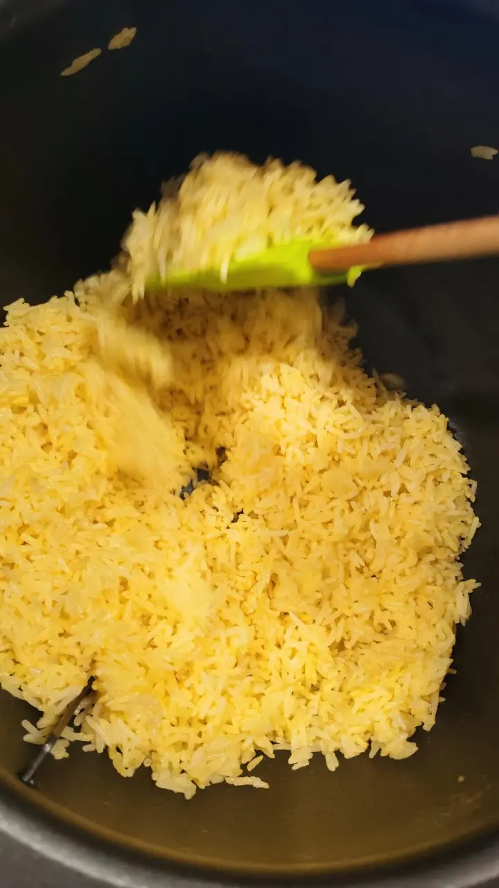 牛肉松炒饭 第 6 步