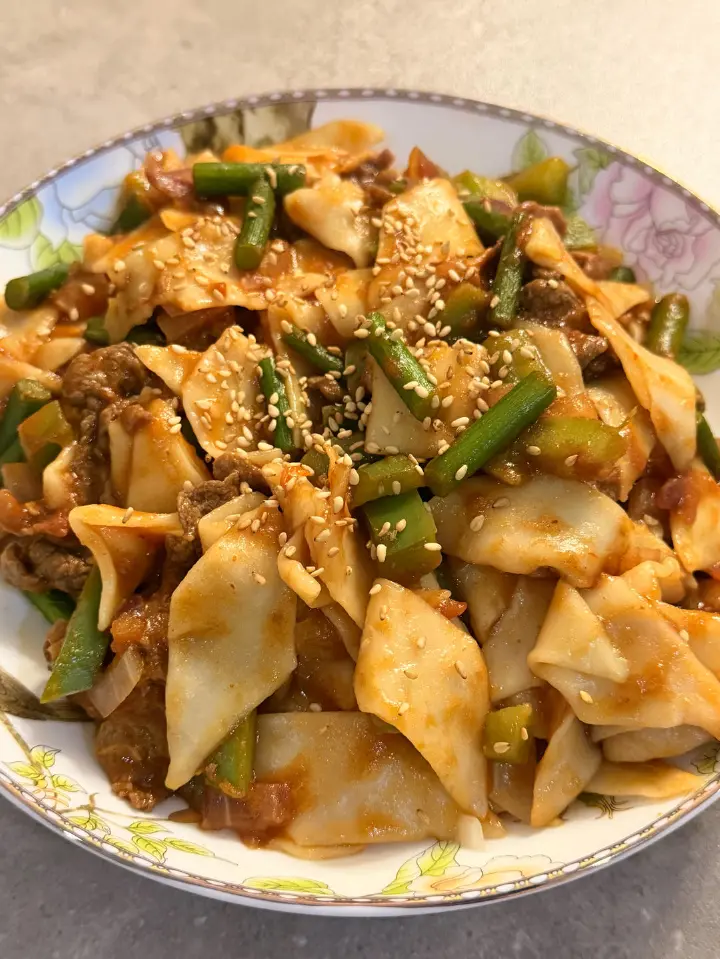新疆炒面片 第 6 步