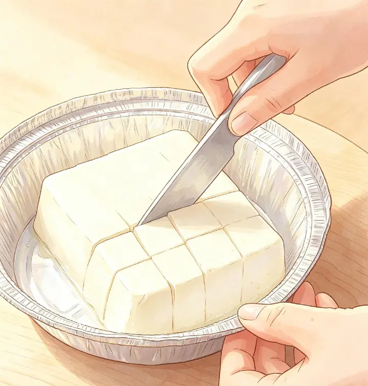 空气炸锅鸡蛋豆腐 第 1 步